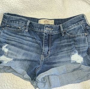 Blue jean shorts